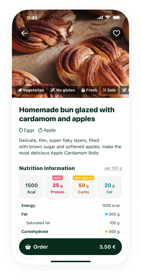 Mobile app screenshot 2